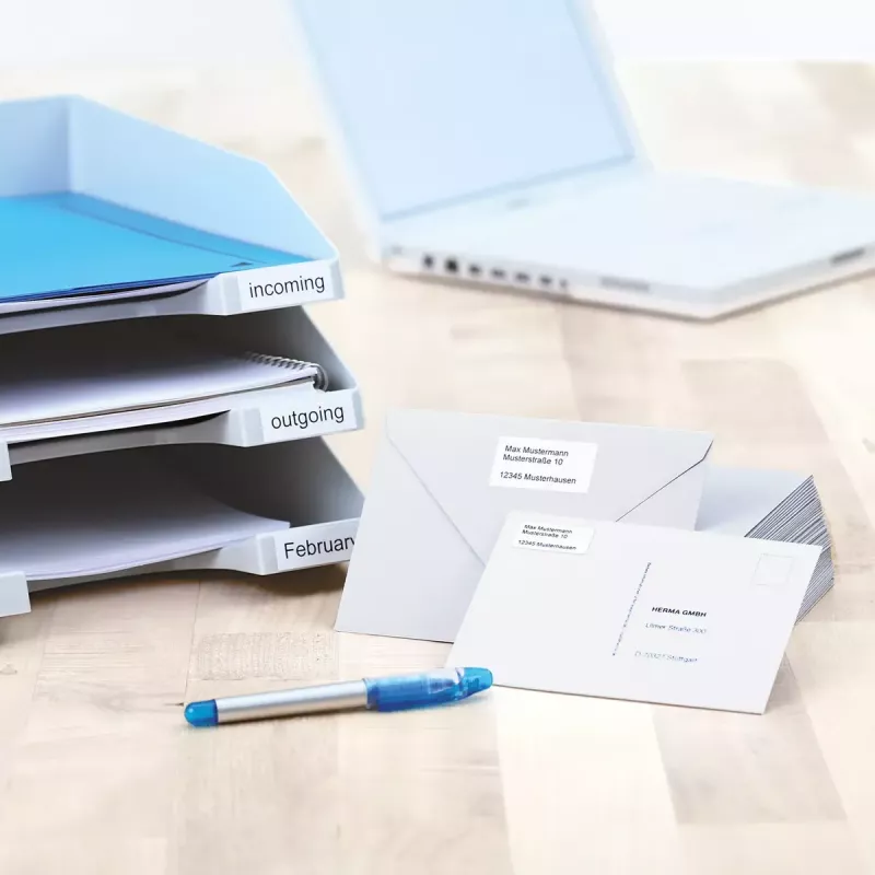Lipnūs etikečių lapai HERMA Labels Premium A4 48,3x25,4 mm