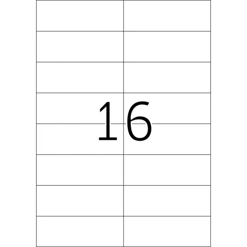Lipnių etikečių spausdinimo lapai HERMA Labels Premium A4 105x37 mm