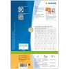 Lipnių etikečių spausdinimo lapai HERMA Labels Premium A4 105x37 mm
