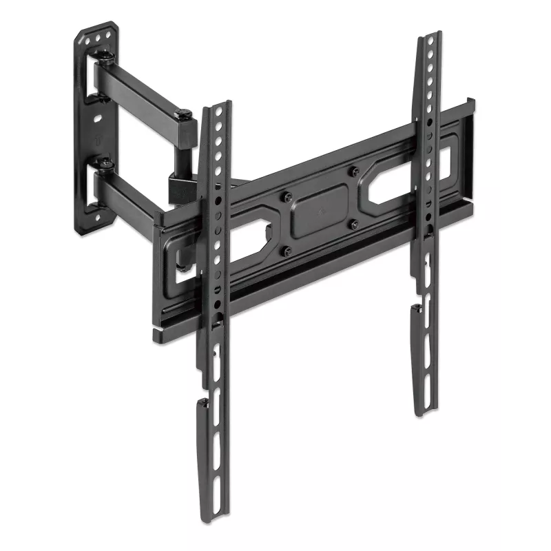 Manhattan pilno judesio TV ir monitorių laikiklis sieninis, 32–55 col., VESA 100x100–400x400 mm, 35 kg, juodas