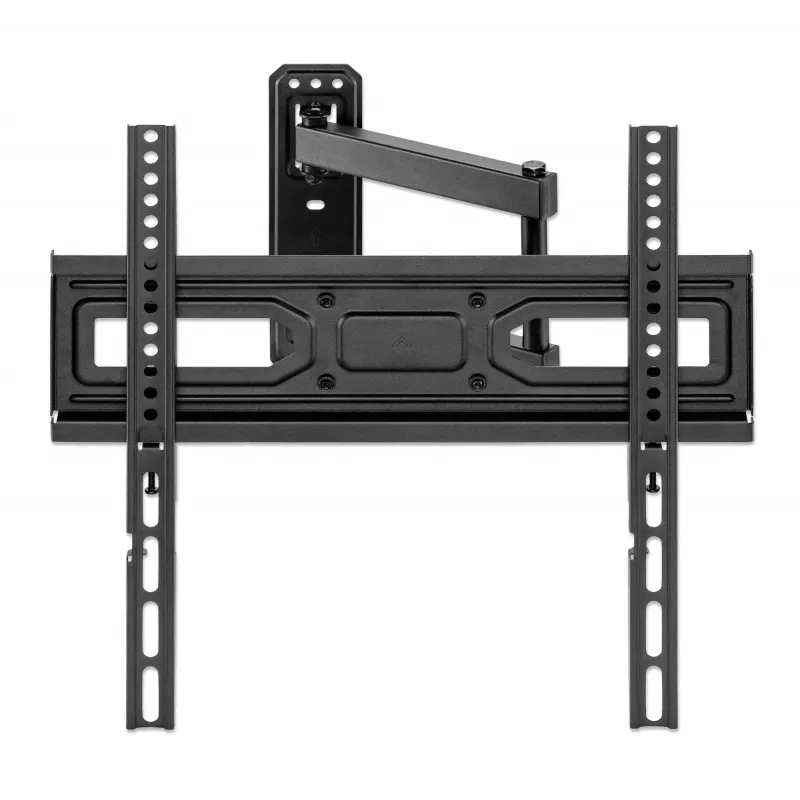 Manhattan pilno judesio TV ir monitorių laikiklis sieninis, 32–55 col., VESA 100x100–400x400 mm, 35 kg, juodas