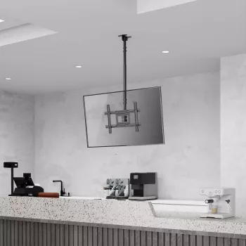 Manhattan lubinis laikiklis televizoriui ir monitoriui, ekranams nuo 37 iki 65 colių, reguliuojamas aukštis: 70-157 cm, VESA: 200x200 iki 600x400 mm, max 50 kg, LFD