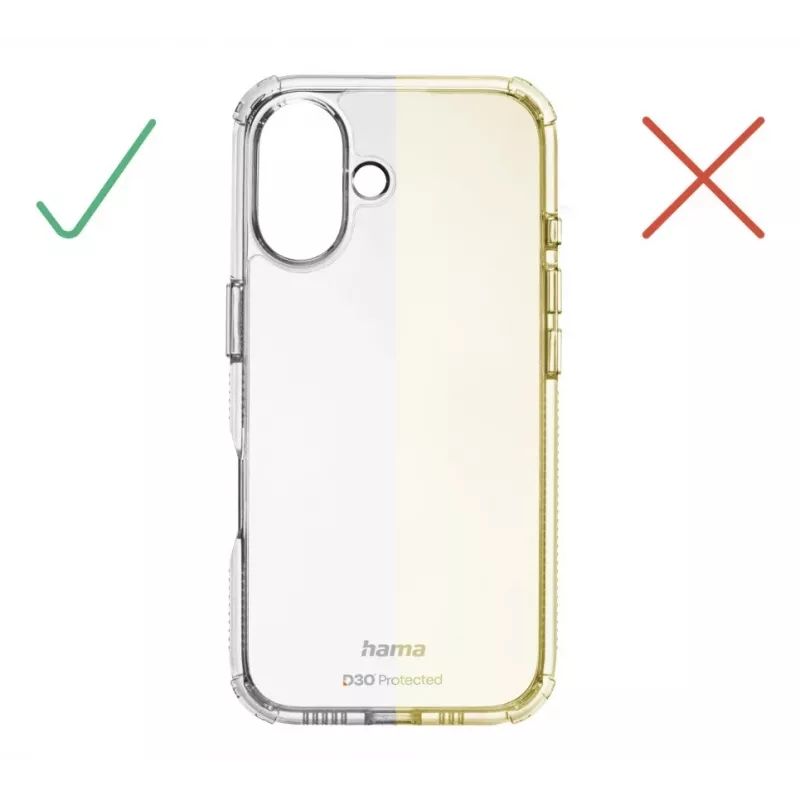 Hama Extreme Protect dėklas Apple iPhone 16e 15,5 cm (6,1 inch) permatomas