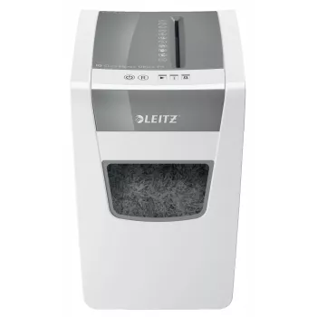 Smulkintuvas Leitz IQ Slim Home Office P4, kryžminis pjovimas, 22 cm, 4 x 28 mm, 23 l, 10 lapų, 58 dB