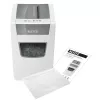 Smulkintuvas Leitz IQ Slim Home Office P4, kryžminis pjovimas, 22 cm, 4 x 28 mm, 23 l, 10 lapų, 58 dB