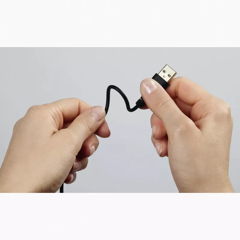 Hama 0,75 m USB 2.0 A – Micro-USB B laidas, juodas