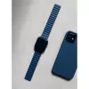 Decoded D21AWS44TS3SMNY – magnetinis laikrodis Apple Watch iš silikono, tamsiai mėlynas