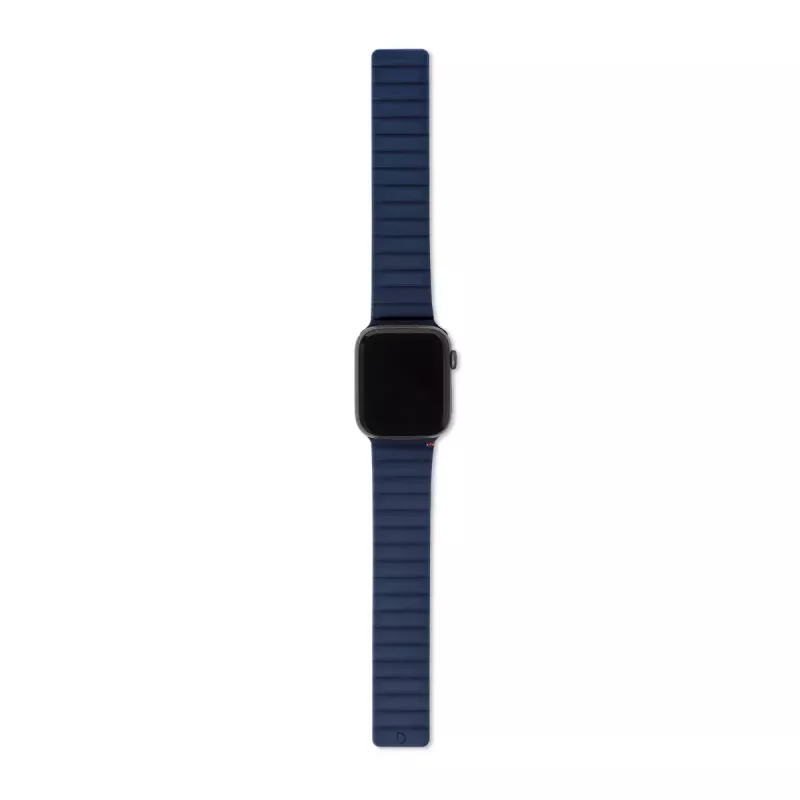 Decoded D21AWS44TS3SMNY – magnetinis laikrodis Apple Watch iš silikono, tamsiai mėlynas