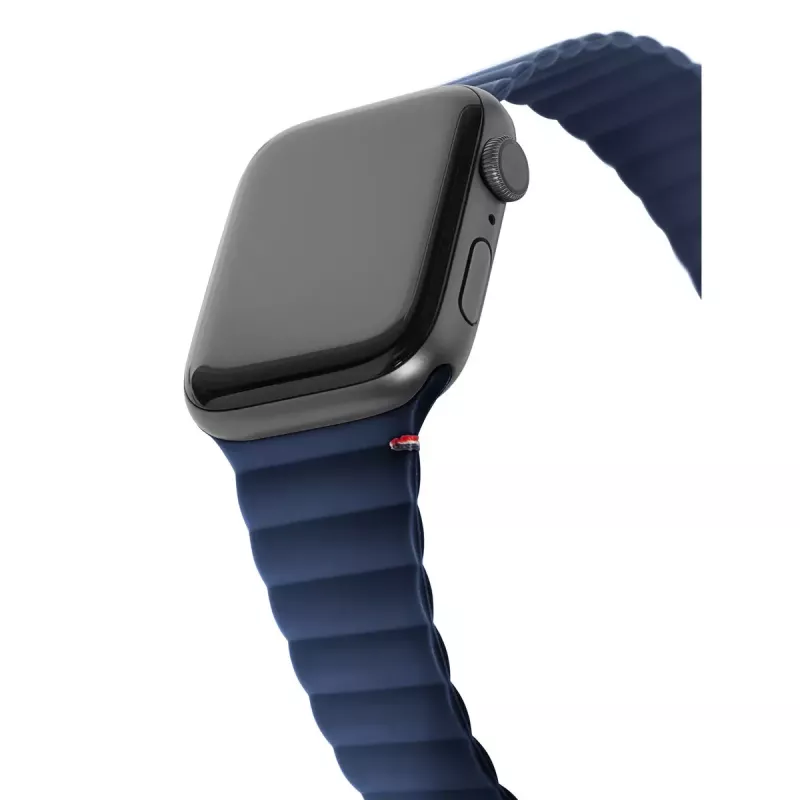 Decoded D21AWS44TS3SMNY – magnetinis laikrodis Apple Watch iš silikono, tamsiai mėlynas