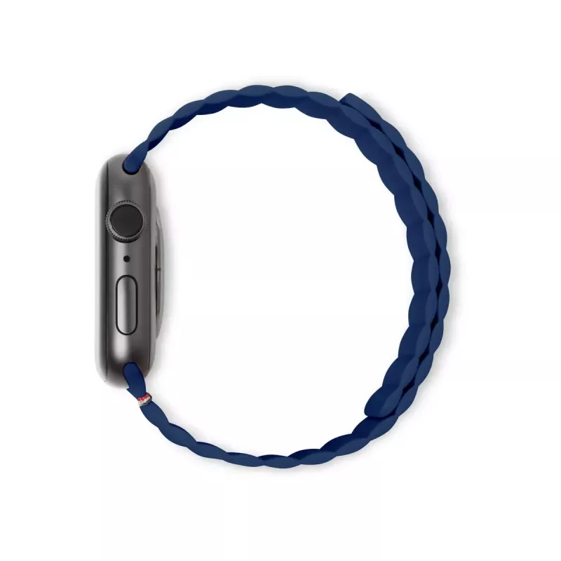Decoded D21AWS44TS3SMNY – magnetinis laikrodis Apple Watch iš silikono, tamsiai mėlynas