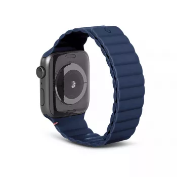 Decoded D21AWS44TS3SMNY – magnetinis laikrodis Apple Watch iš silikono, tamsiai mėlynas