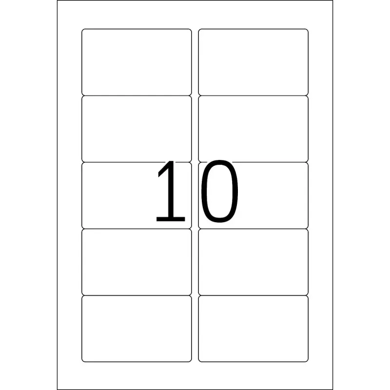 Lipnioji etiketė spausdintuvui HERMA Labels Premium A4 83,8x50,8 mm