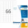 HERMA lipdukai rašaliniams spausdintuvams A4 25,4x25,4 mm balti matiniai popieriniai 1650 vnt.