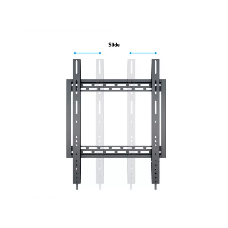 Laikiklis sieninis MULTIBRACKETS M Universal HD Portrait 60–100 colių ekranams, VESA 200x200–400x600, 100 kg, juodas