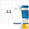 Lipnios etiketės spausdintuvui HERMA skaidrios matinės A4 48,3x25,4 mm plėvelė 1100 vnt.