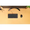 Manhattan Slim Wired USB Mini Keyboard, 12 multimedijos/funkcijų klavišai, įmontuotas 1,5 m USB-A laidas, kompaktiškas, žemo profilio formatas, skirtas PC ir nešiojamam kompiuteriui, juoda