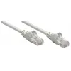 Intellinet Network Patch Cable, Cat6A, 20m, Pilka, Varis, S/FTP, LSOH / LSZH, PVC, RJ45, Auksuoti kontaktai, Su apsauga nuo užkliuvimo, Su batais, Viso gyvenimo garantija