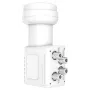 Hama 00205376 Žemo triukšmo blokas (LNB) 10.7–12.75 GHz Baltas