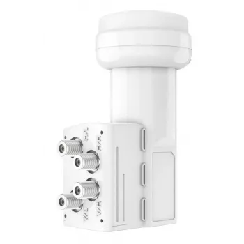 Hama 00205376 Žemo triukšmo blokas (LNB) 10.7–12.75 GHz Baltas