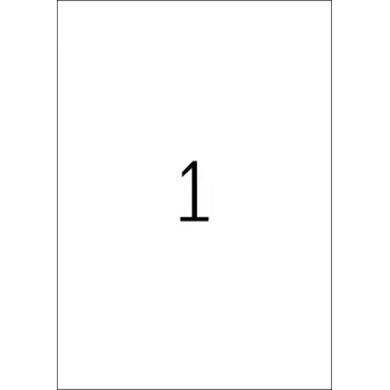 Lipnūs etikečių lapai HERMA A4 210x297 mm 25 vnt.