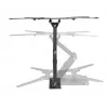 Manhattan pilno judesio TV ir monitorių laikiklis sieniniam montavimui, 32–55 col., VESA 100x100–400x400 mm, 30 kg, juodas