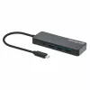 Manhattan USB-C Dock/Hub, 7 prievadai USB-A, 5 Gbps (USB 3.2 Gen1), juodas
