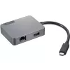 Lenovo USB-C Travel Hub Gen2 – USB 2.0 Type-C adapteris