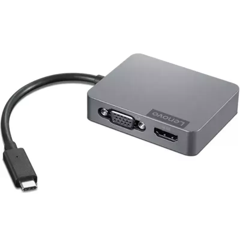 Lenovo USB-C Travel Hub Gen2 – USB 2.0 Type-C adapteris