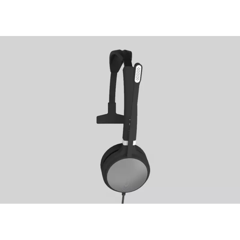 Yealink UH36 Mono ausinės laidinės ant ausies USB Type-A juodos, sidabrinės