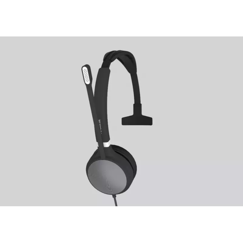 Yealink UH36 Mono ausinės laidinės ant ausies USB Type-A juodos, sidabrinės