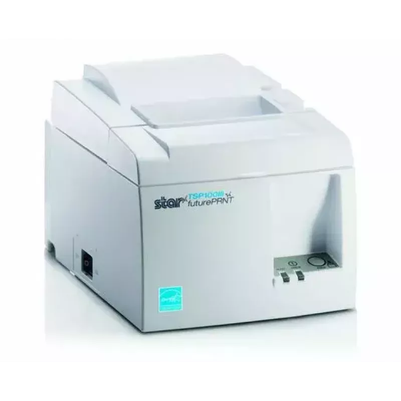 Terminis kvitų spausdintuvas Star Micronics TSP143IIIBI2 203 dpi, įmontuotas pjaustytuvas, baltas