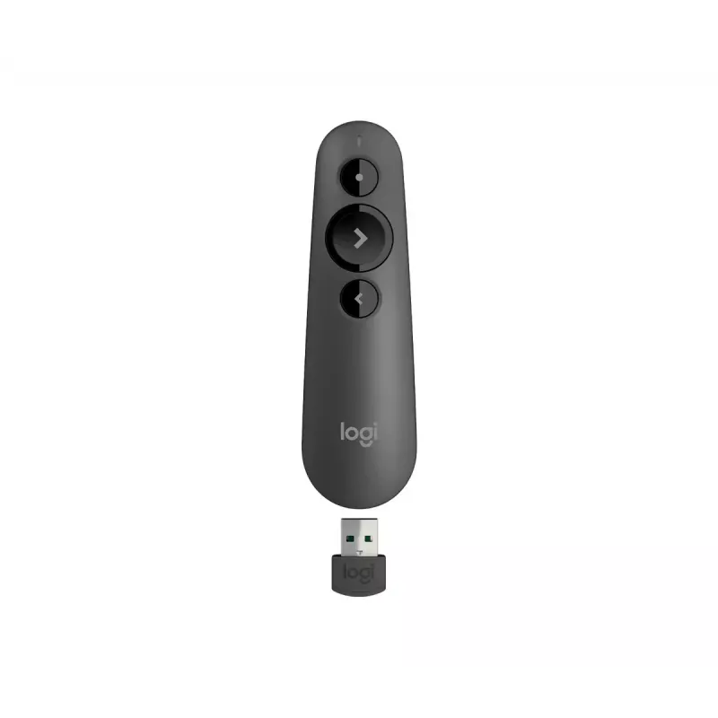 Belaidis pristatymo įrenginys Logitech R500s Bluetooth RF Graphite Lazerinis rodyklė