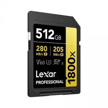 „Lexar Professional 1800x 512 GB SDXC UHS-II“ atminties kortelė