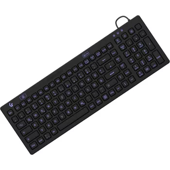 Klaviatūra KeySonic KSK-6031INEL-B (DE) pramoninė USB QWERTZ juoda