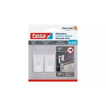 Kabinamas kabliukas TESA 77780 Baltas, 2 vnt., patalpoms
