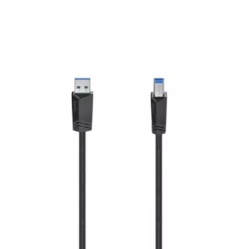 Hama 00200625 USB kabelis USB 3.2 Gen 1 (3.1 Gen 1) 1,5 m USB A USB B juodas