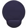 Manhattan Wrist Gel Support Pad ir pelės kilimėlis, mėlynas, 241 × 203 × 40 mm, neslystantis pagrindas, garantija visam laikui, kortelės mažmeninė pakuotė