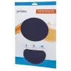 Manhattan Wrist Gel Support Pad ir pelės kilimėlis, mėlynas, 241 × 203 × 40 mm, neslystantis pagrindas, garantija visam laikui, kortelės mažmeninė pakuotė