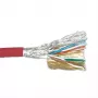 Pataisos laidas ACT CAT6 S/FTP PVC vytas raudonas 305 m