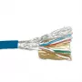 Pataisinis kabelis ACT CAT6 S/FTP PVC vytas mėlynas 305 m