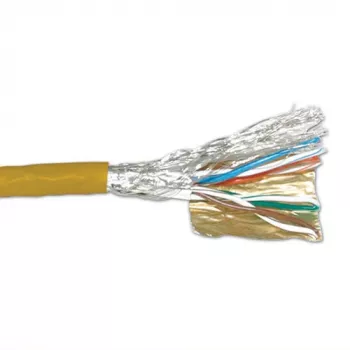 Laidas ACT CAT6 S/FTP PVC vytas geltonas 305 m
