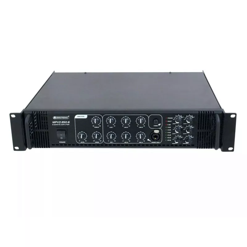 Garso stiprintuvas Omnitronic 80709791 Performance/scena Juodas