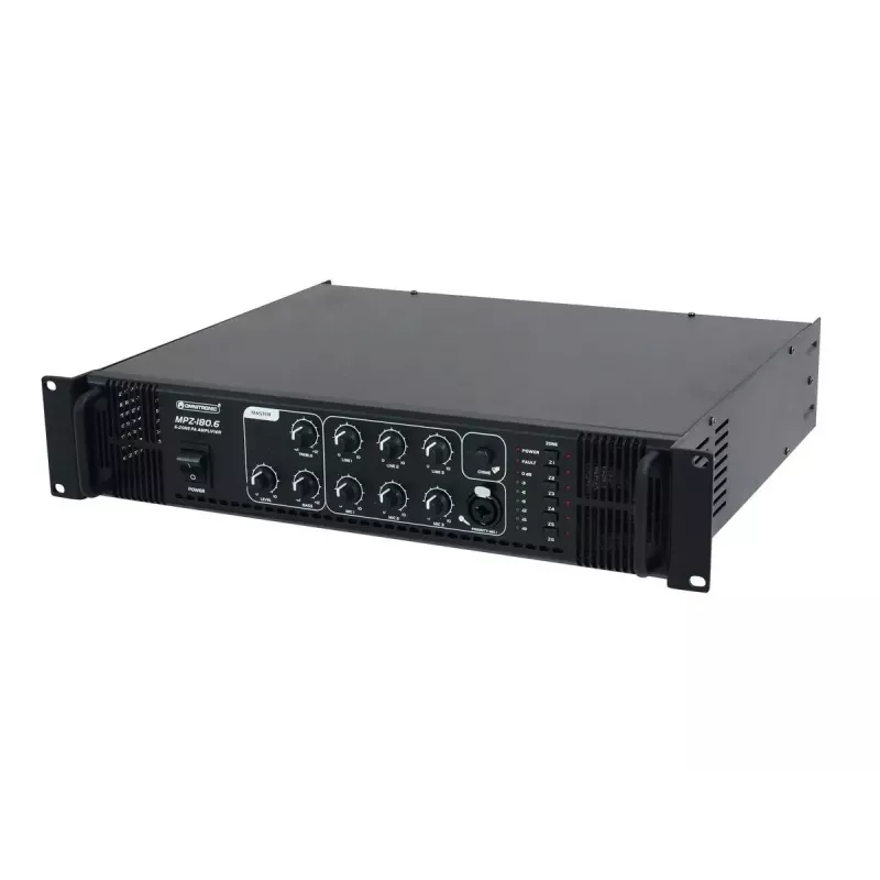 Garso stiprintuvas su mikšeriu Omnitronic MPZ-180.6 19 inch scenai