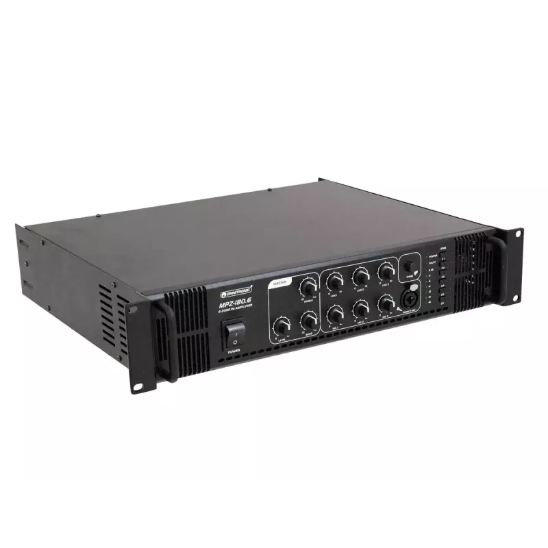 Garso stiprintuvas su mikšeriu Omnitronic MPZ-180.6 19 inch scenai