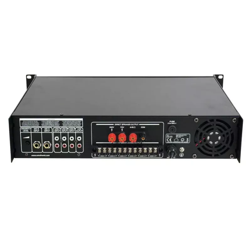 Garso stiprintuvas su mikšeriu Omnitronic MPZ-180.6 19 inch scenai