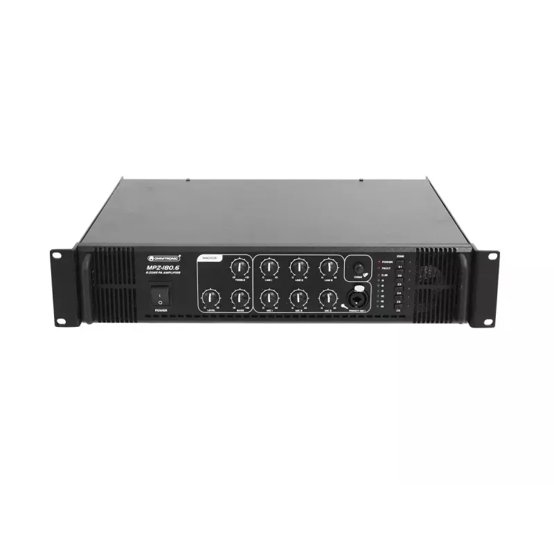 Garso stiprintuvas su mikšeriu Omnitronic MPZ-180.6 19 inch scenai