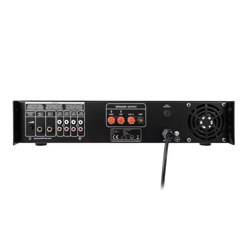 Audio stiprintuvas Omnitronic 80709645 Scenos/garso sistemoms Juodas