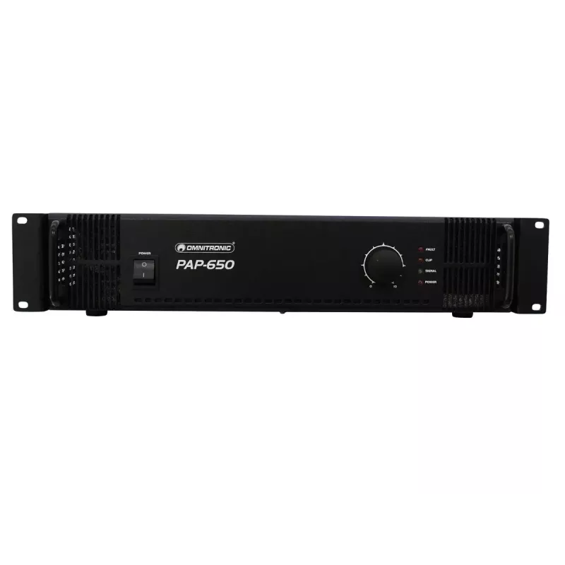 Garso stiprintuvas Omnitronic 80709820 Performance/scena Juoda