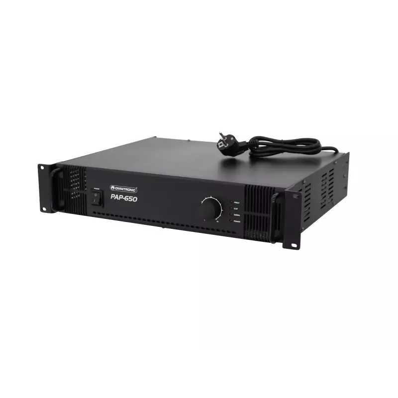 Garso stiprintuvas Omnitronic 80709820 Performance/scena Juoda