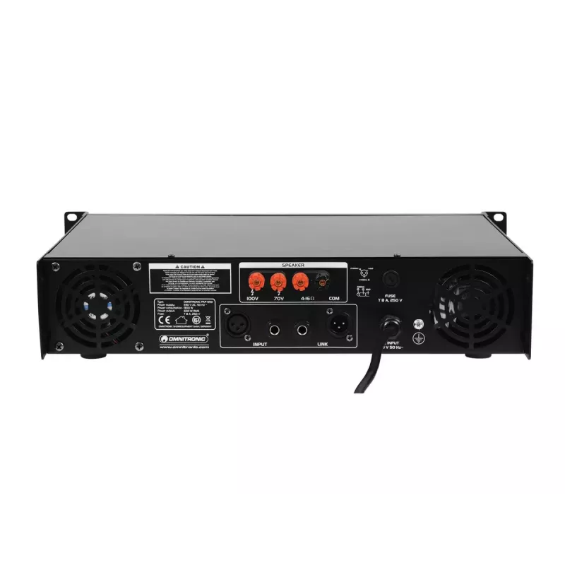Garso stiprintuvas Omnitronic 80709820 Performance/scena Juoda